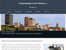 Tablet Screenshot of casinghinolaw.com